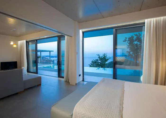 Sirina Of Blue Caves Complex With Amazing View Gurantees Calm And Mind Relaxation Villa Syvota