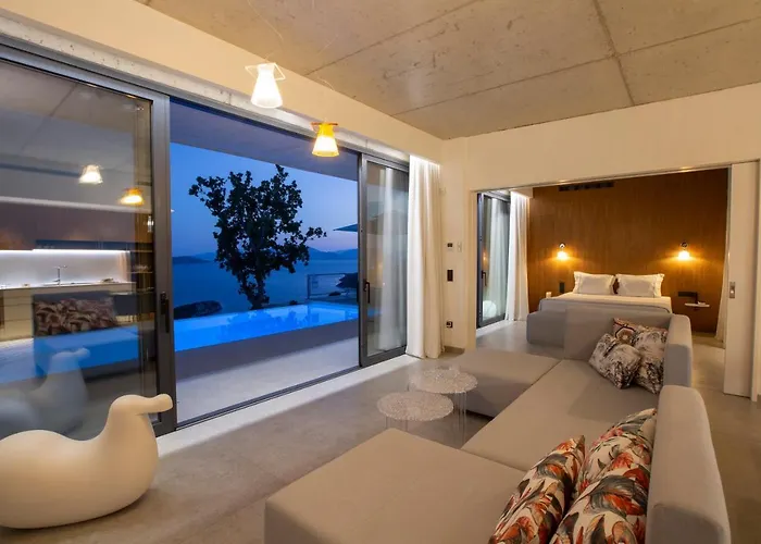 Villa Sirina Of Blue Caves Complex With Amazing View Gurantees Calm And Mind Relaxation