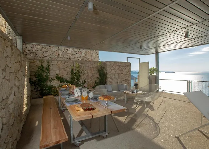 Villa Sirina Of Blue Caves Complex With Amazing View Gurantees Calm And Mind Relaxation