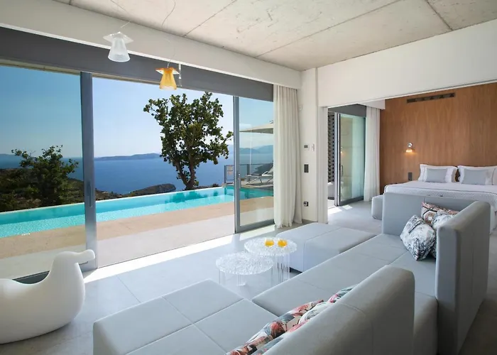 Villa Sirina Of Blue Caves Complex With Amazing View Gurantees Calm And Mind Relaxation *